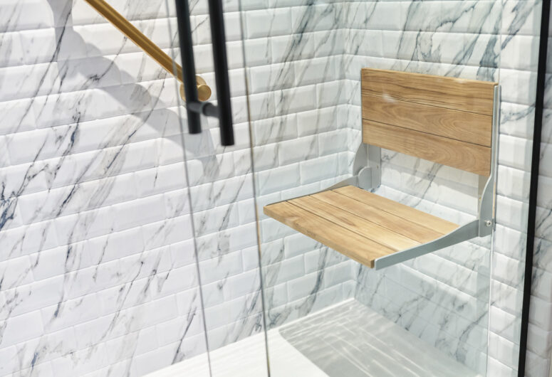 Re-Bath bathroom shower upgrade Calcutta Azure design